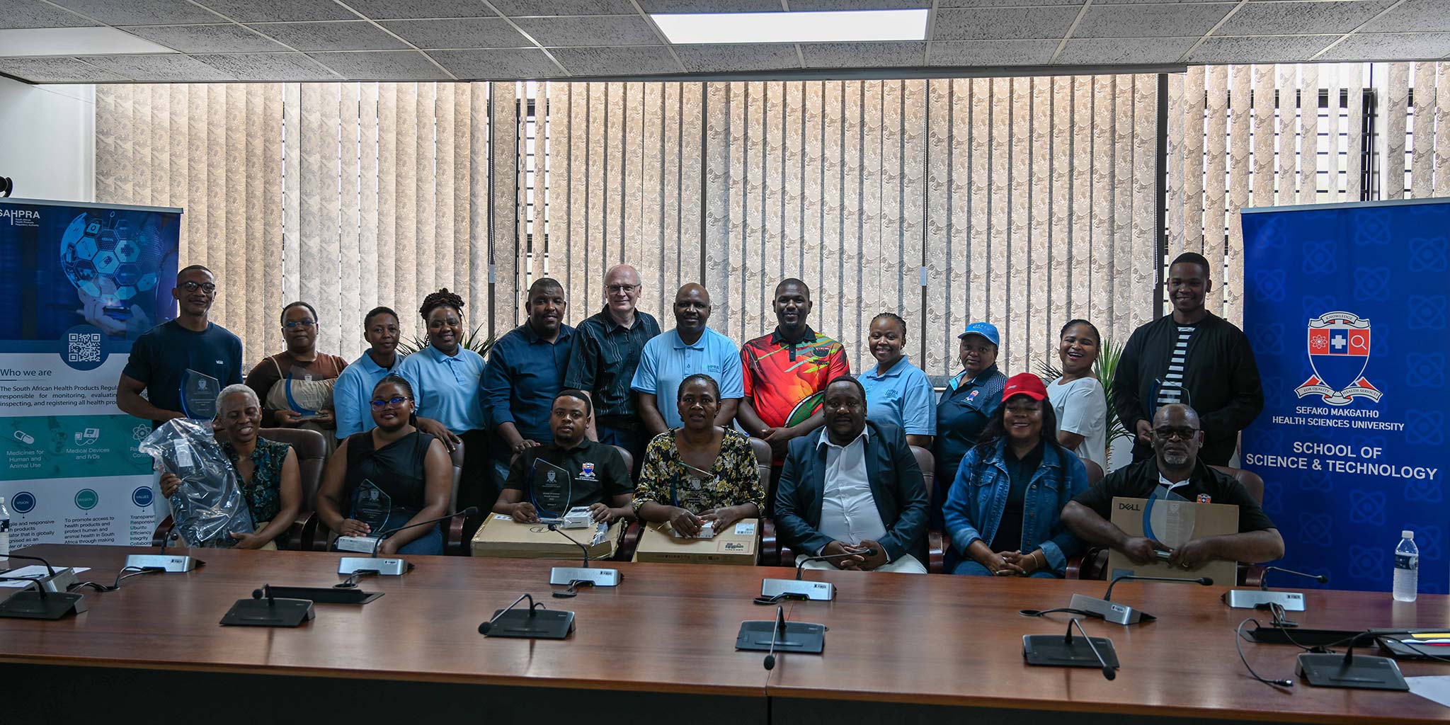 Powering Excellence: SAHPRA fuels future Innovators with Tech Boost at SMU Awards